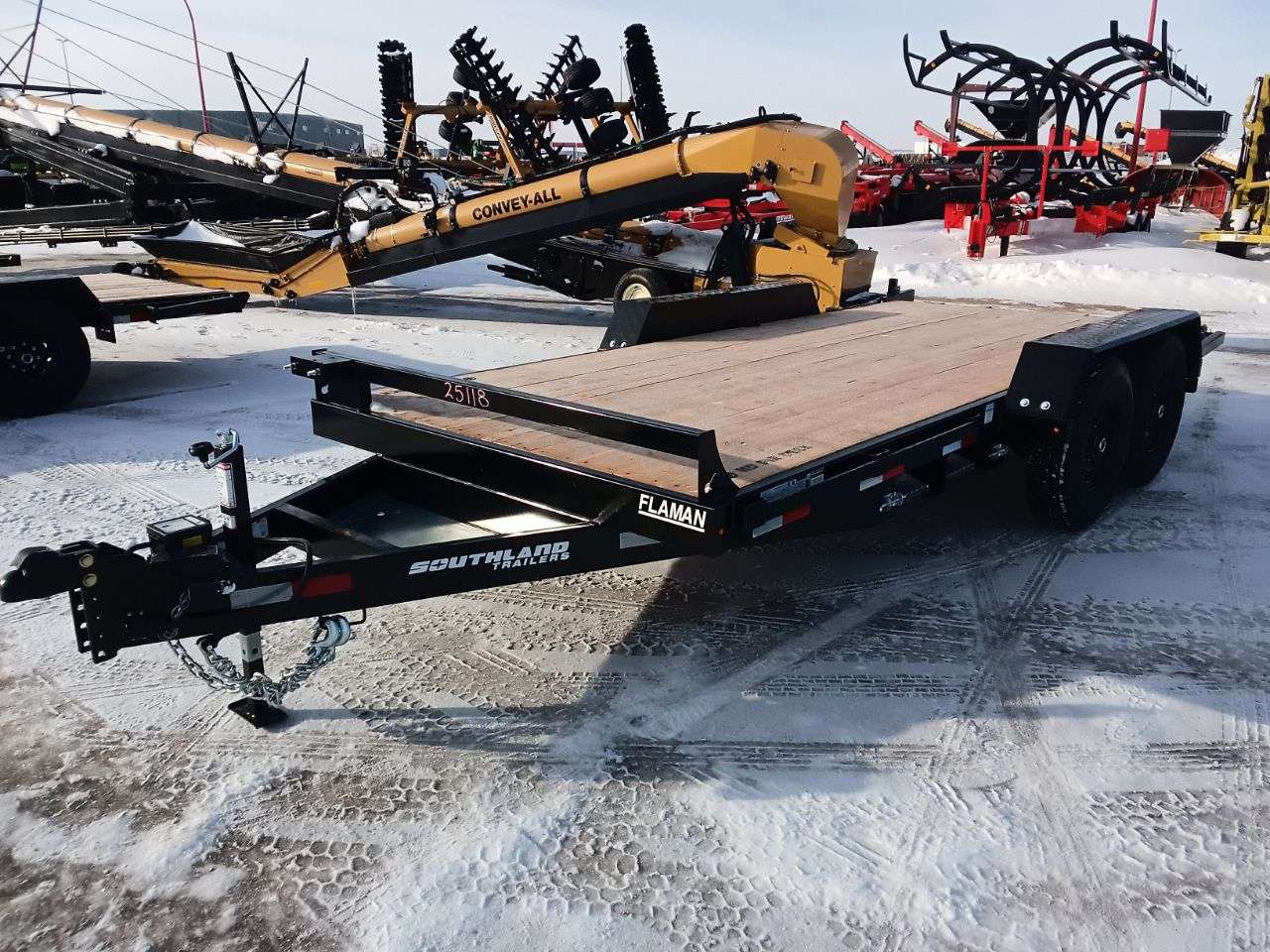 2025 Southland LBA 8'6" x 16' Flat Deck Trailer