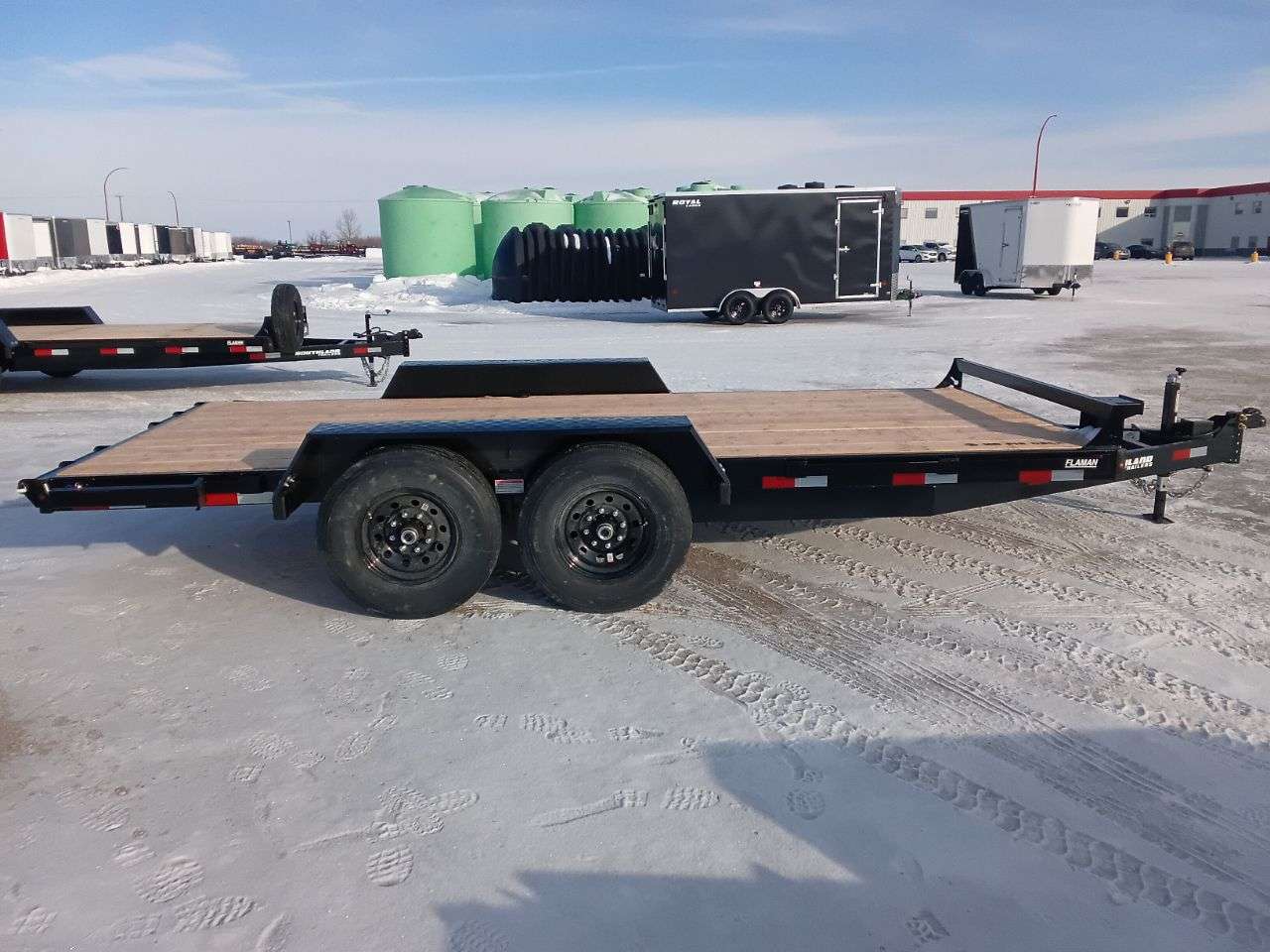2025 Southland LBA 8'6" x 16' Flat Deck Trailer