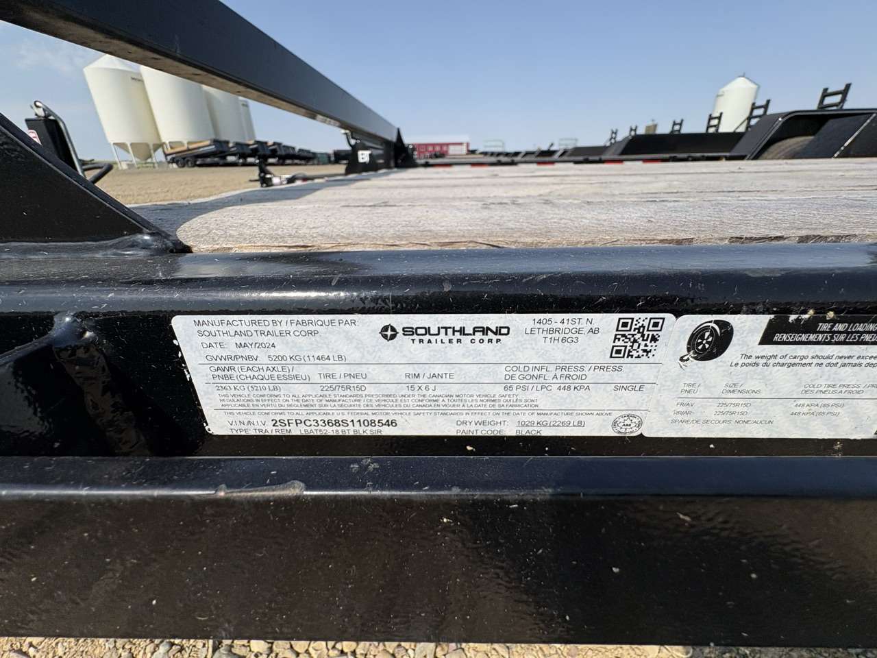 2025 Southland STC LBA 8'6" x 18' Flat Deck Trailer