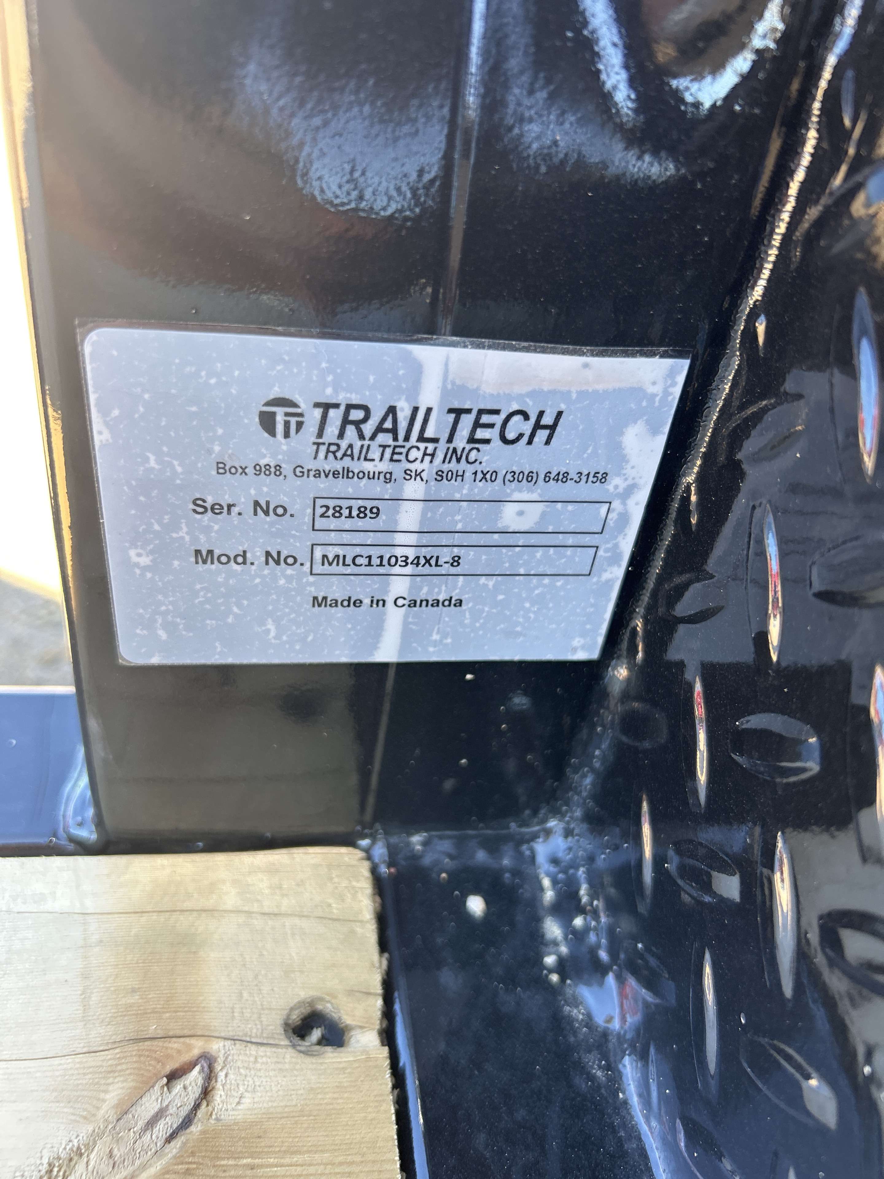 2025 Trailtech 11'3" Truck Deck Trailer