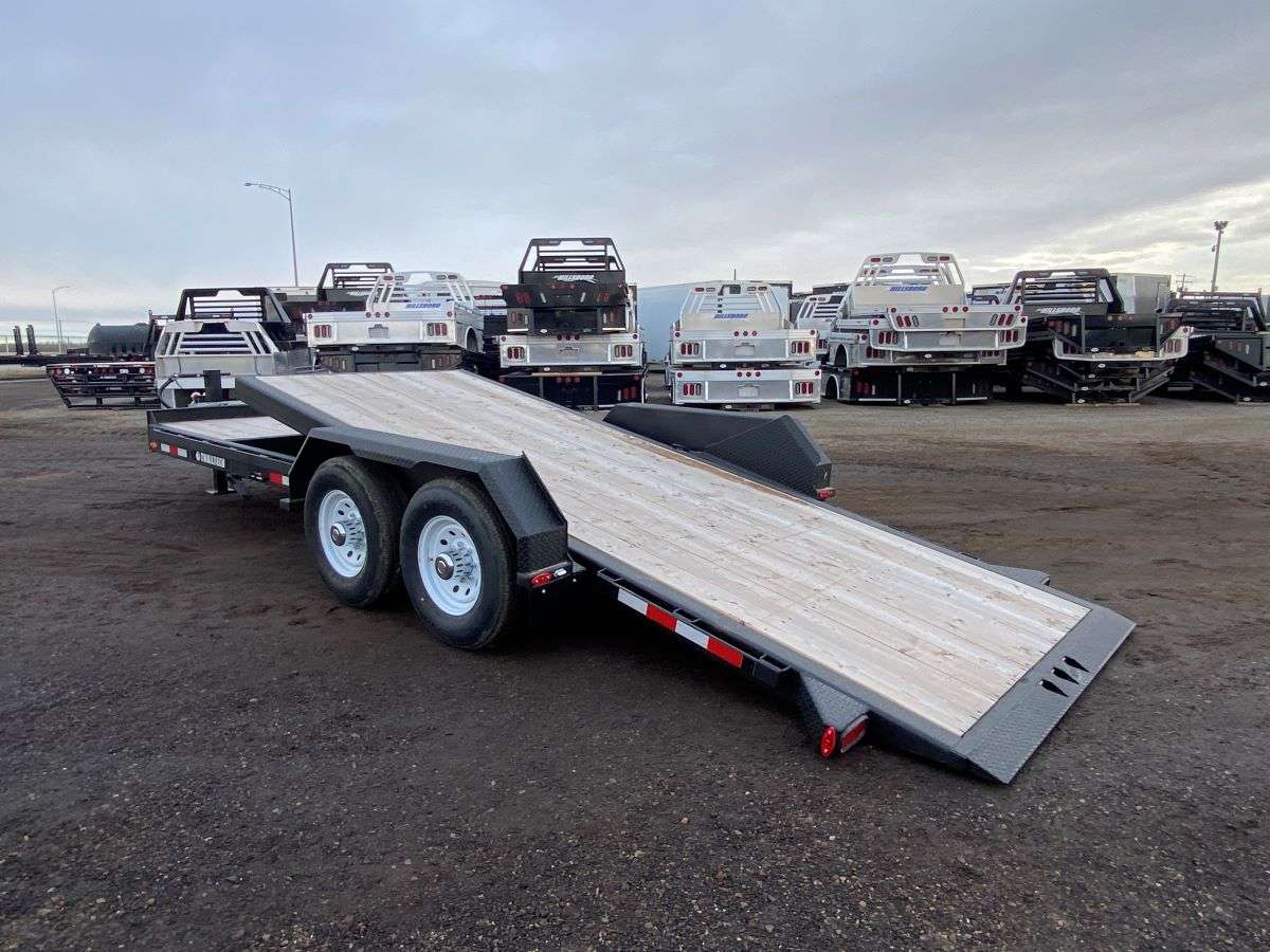 2025 Trailtech 20' Lowboy Flat Deck Tilt Trailer