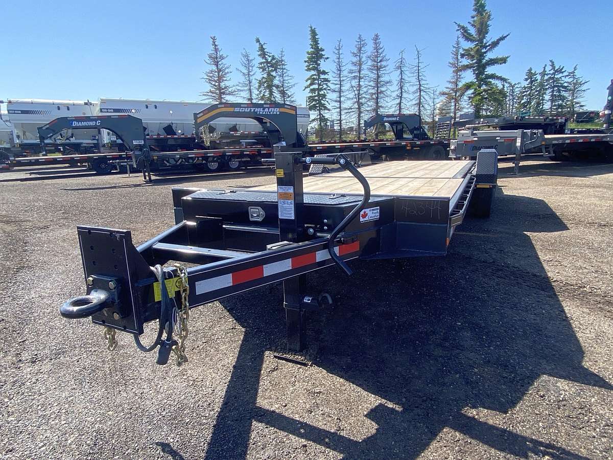 2025 Trailtech 24' Lowboy Flat Deck Tilt Trailer