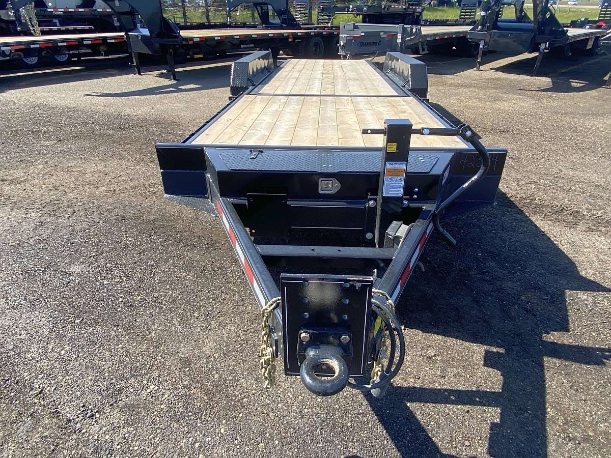 2025 Trailtech 24' Lowboy Flat Deck Tilt Trailer