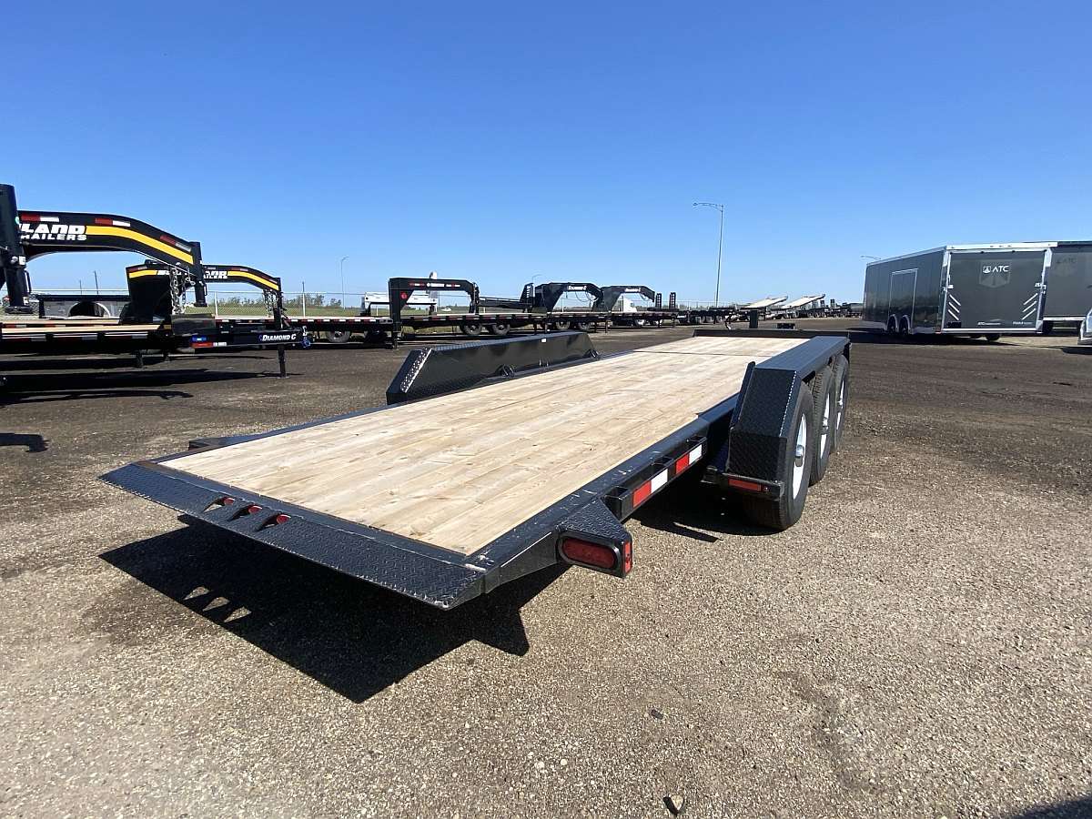 2025 Trailtech 24' Lowboy Flat Deck Tilt Trailer