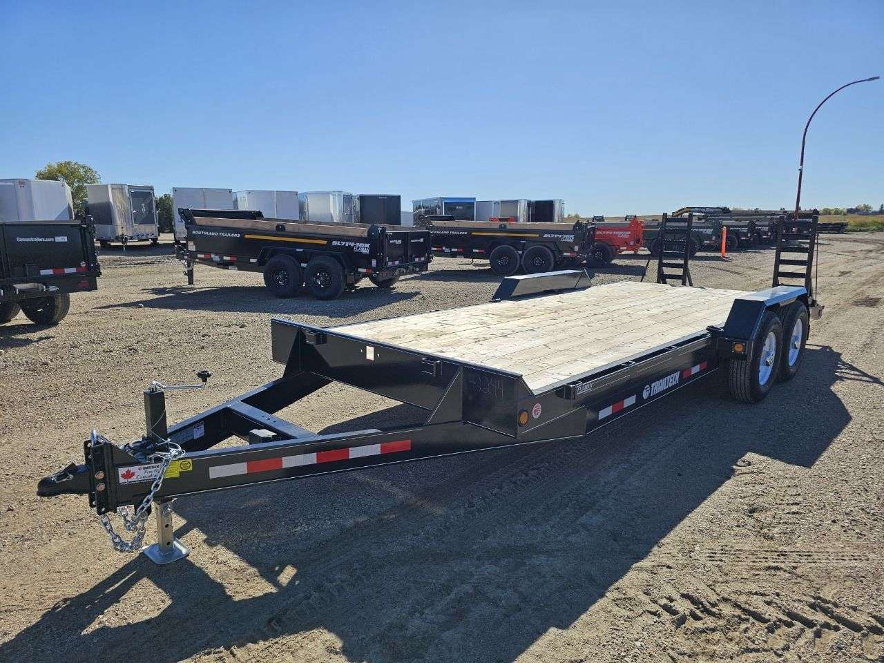 2025 Trailtech CELR 8'6" x 20' Beavertail Flat Deck