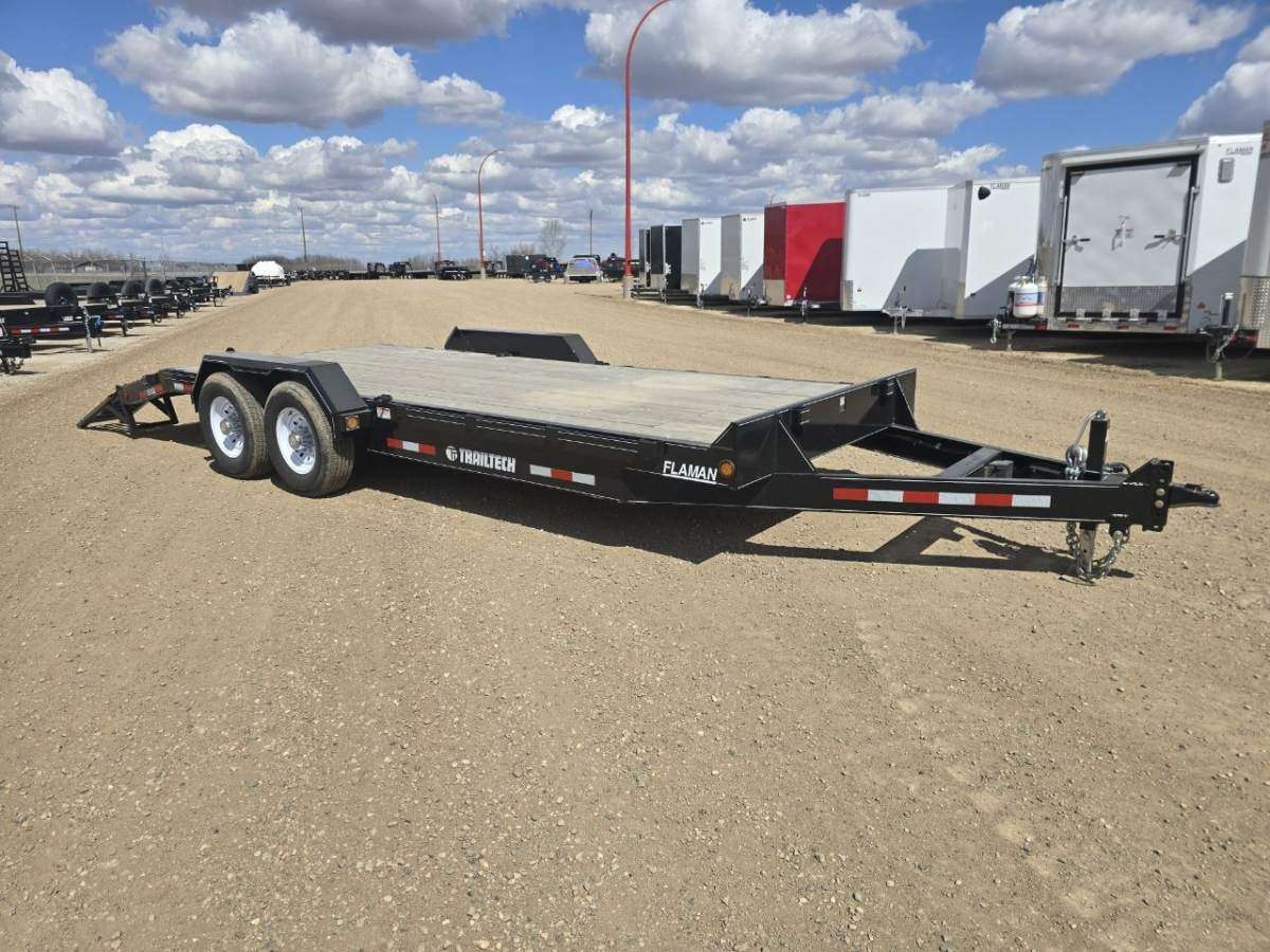 2025 Trailtech CELR 8'6" x 20' Beavertail Flat Deck