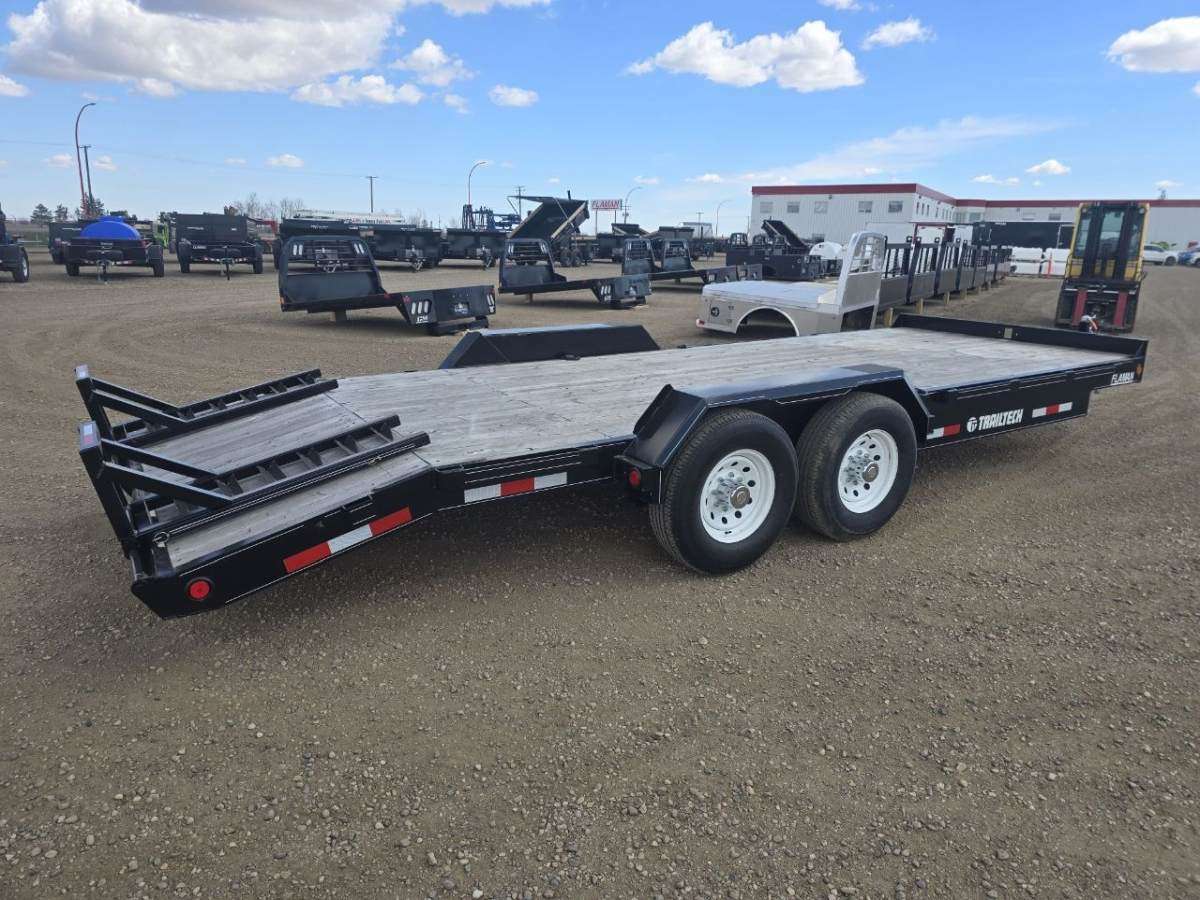 2025 Trailtech CELR 8'6" x 20' Beavertail Flat Deck