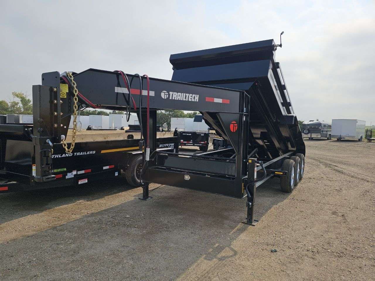 2025 Trailtech L370HD 7' x 16' Heavy Duty Dump Trailer