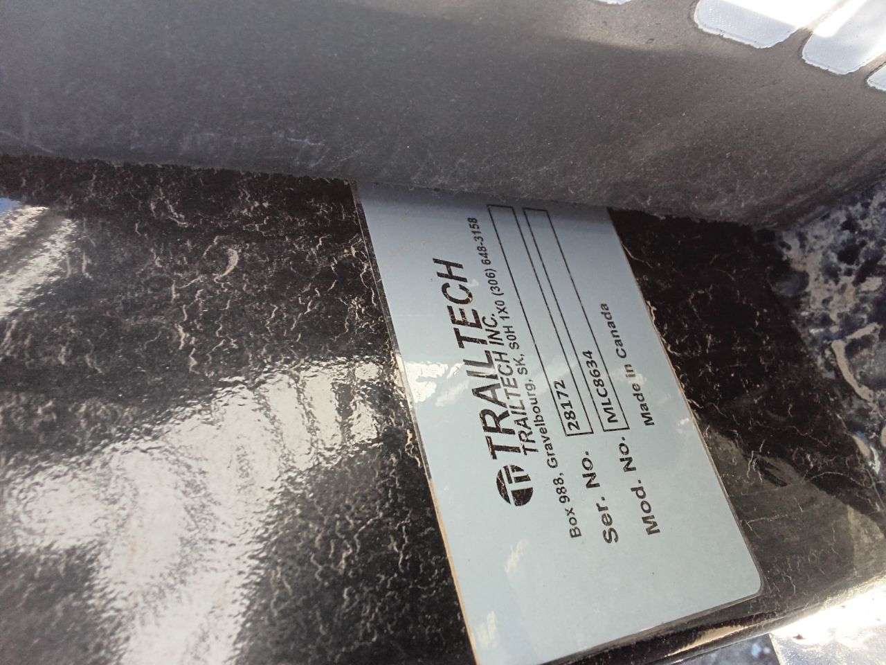 2025 Trailtech MLC 7' Truck Deck