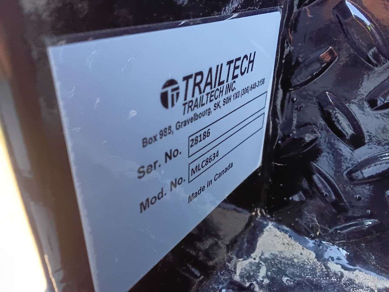 2025 Trailtech MLC 7' Truck Deck