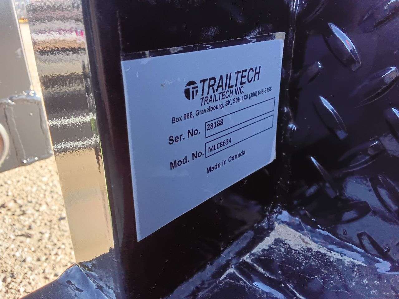 2025 Trailtech MLC 7' Truck Deck