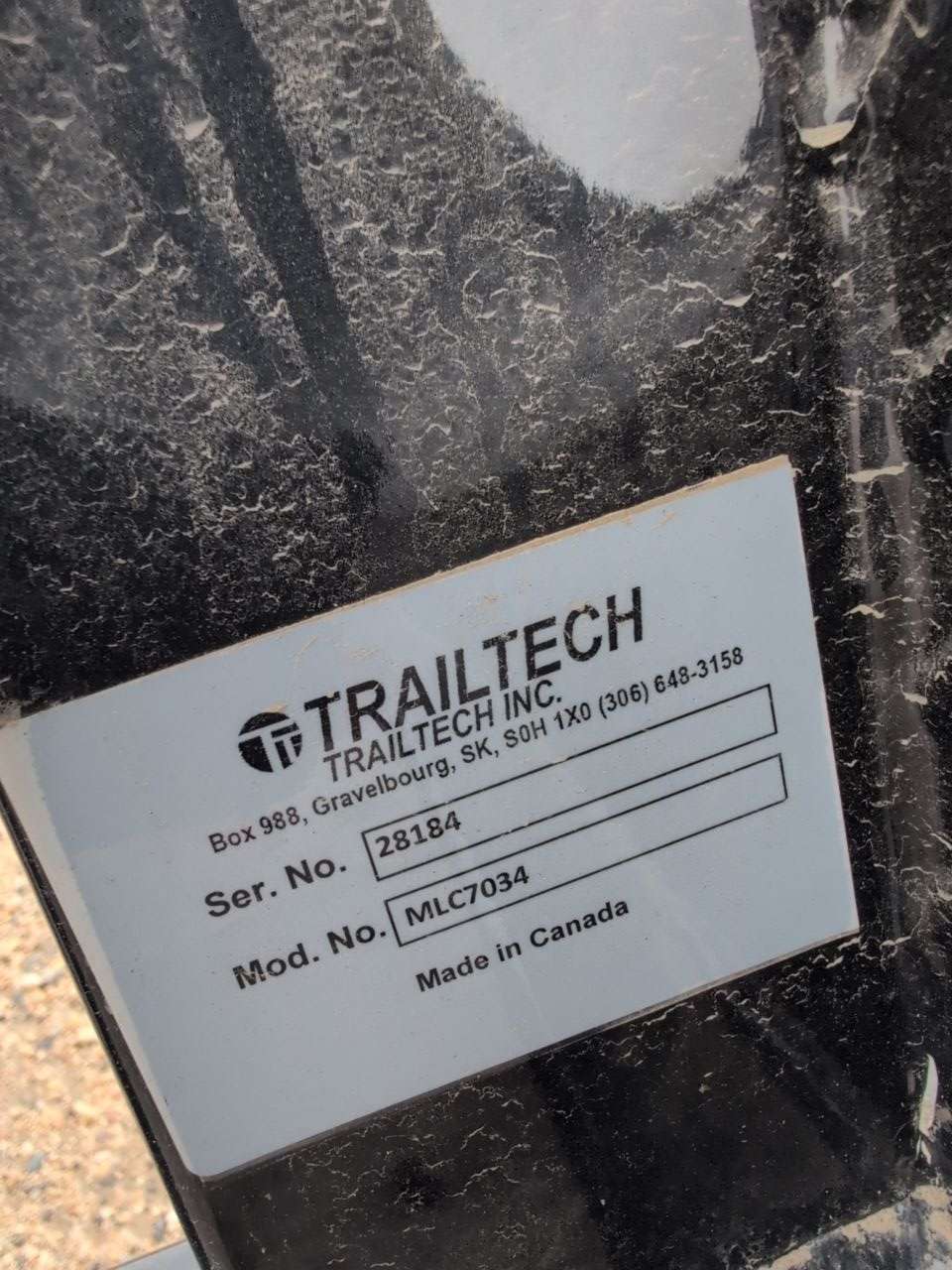 2025 Trailtech MLC 7' Truck Deck