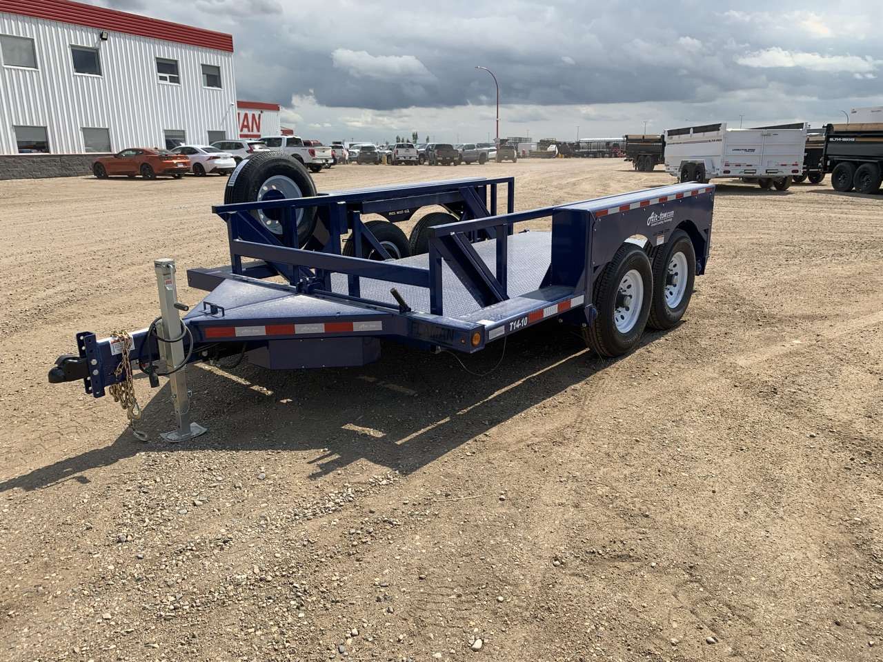 2026 Airtow 14' Drop Down Flat Deck Trailer