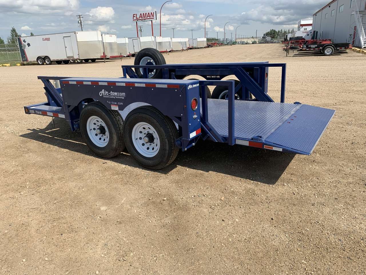 2026 Airtow 14' Drop Down Flat Deck Trailer