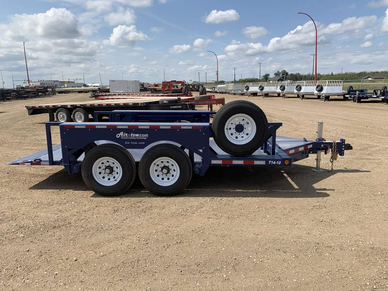 2026 Airtow 14' Drop Down Flat Deck Trailer
