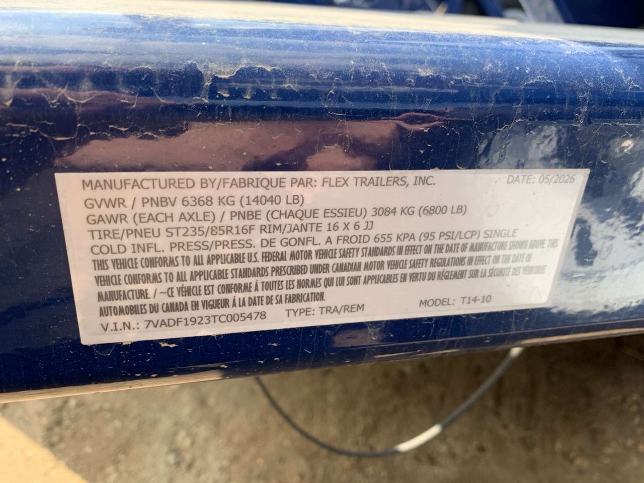 2026 Airtow 14' Drop Down Flat Deck Trailer