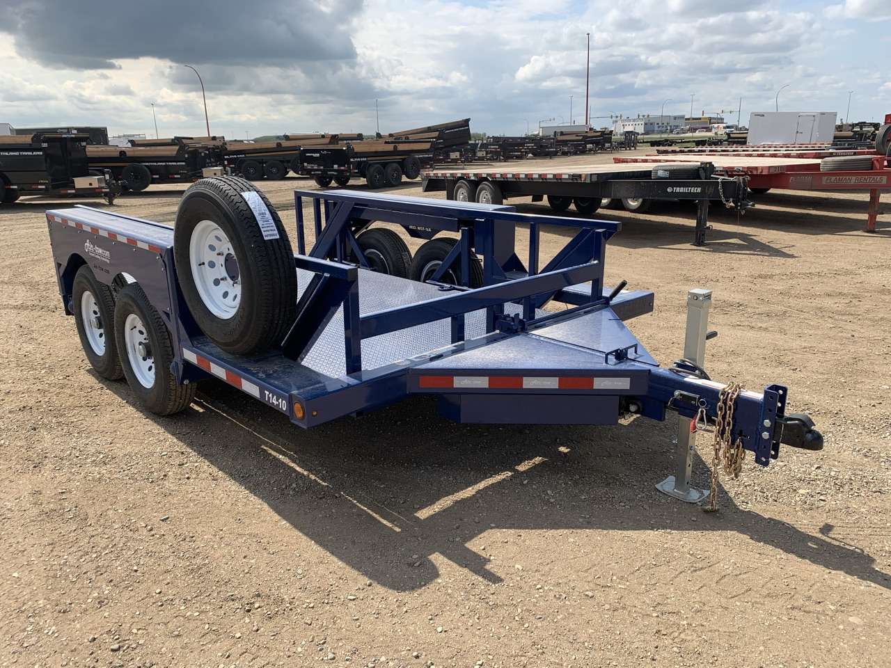2026 Airtow 14' Drop Down Flat Deck Trailer