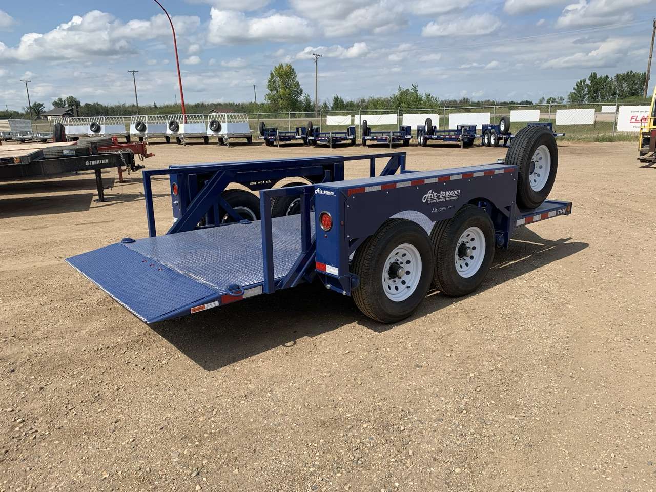 2026 Airtow 14' Drop Down Flat Deck Trailer