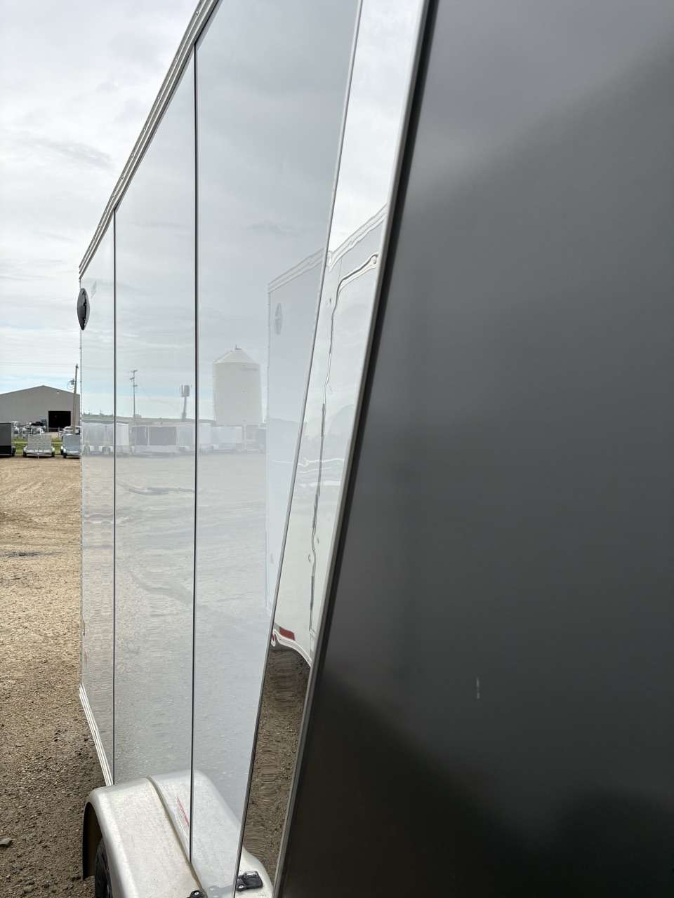 2026 Alcom 7'6" x 14' + V-Nose Cargo Trailer