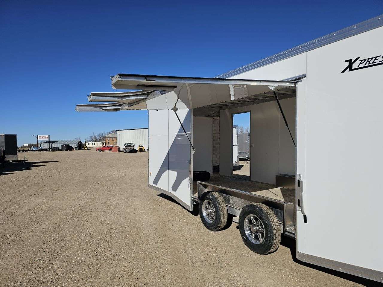 2026 Alcom 8'6" x 20' Flat Front Car Hauler Trailer