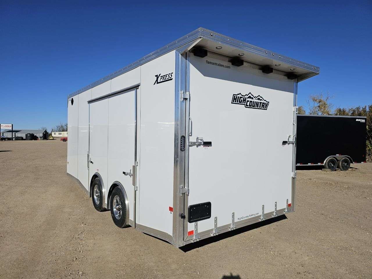 2026 Alcom 8'6" x 20' Flat Front Car Hauler Trailer