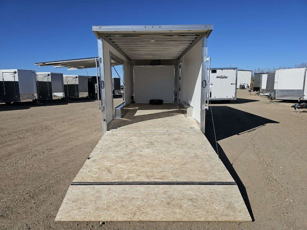 2026 Alcom 8'6" x 20' Flat Front Car Hauler Trailer