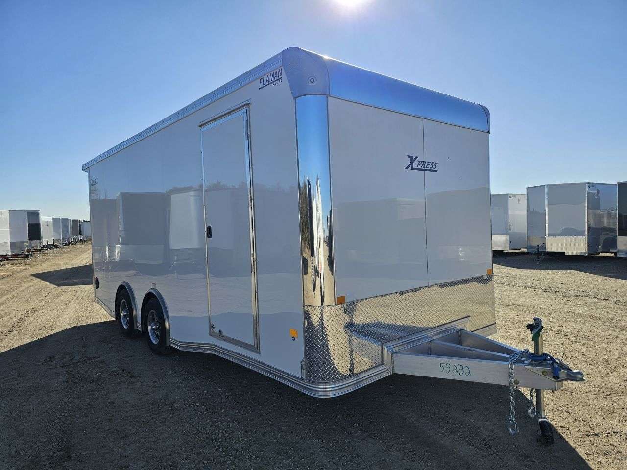 2026 Alcom 8'6" x 20' Flat Front Car Hauler Trailer