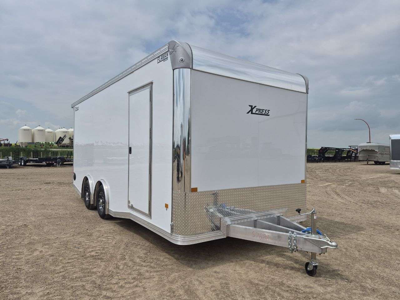 2026 ALCOM 8'6" x 20' Flat Front Car Hauler Trailer