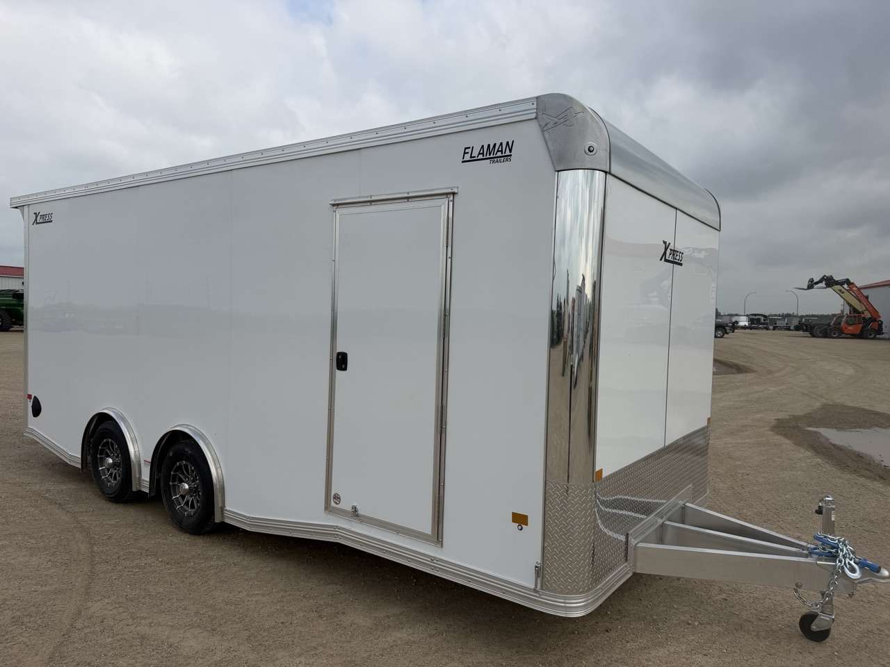 2026 ALCOM 8'6" x 20' Flat Front Car Hauler Trailer