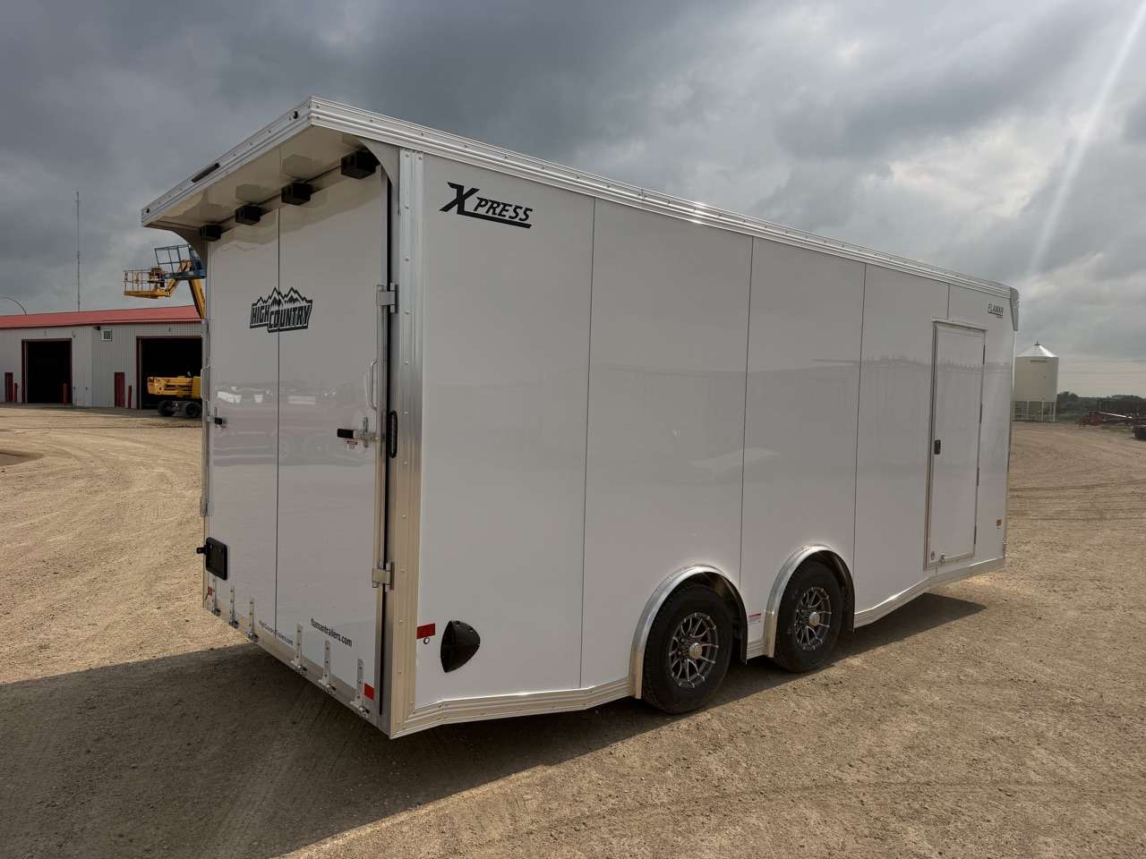 2026 ALCOM 8'6" x 20' Flat Front Car Hauler Trailer