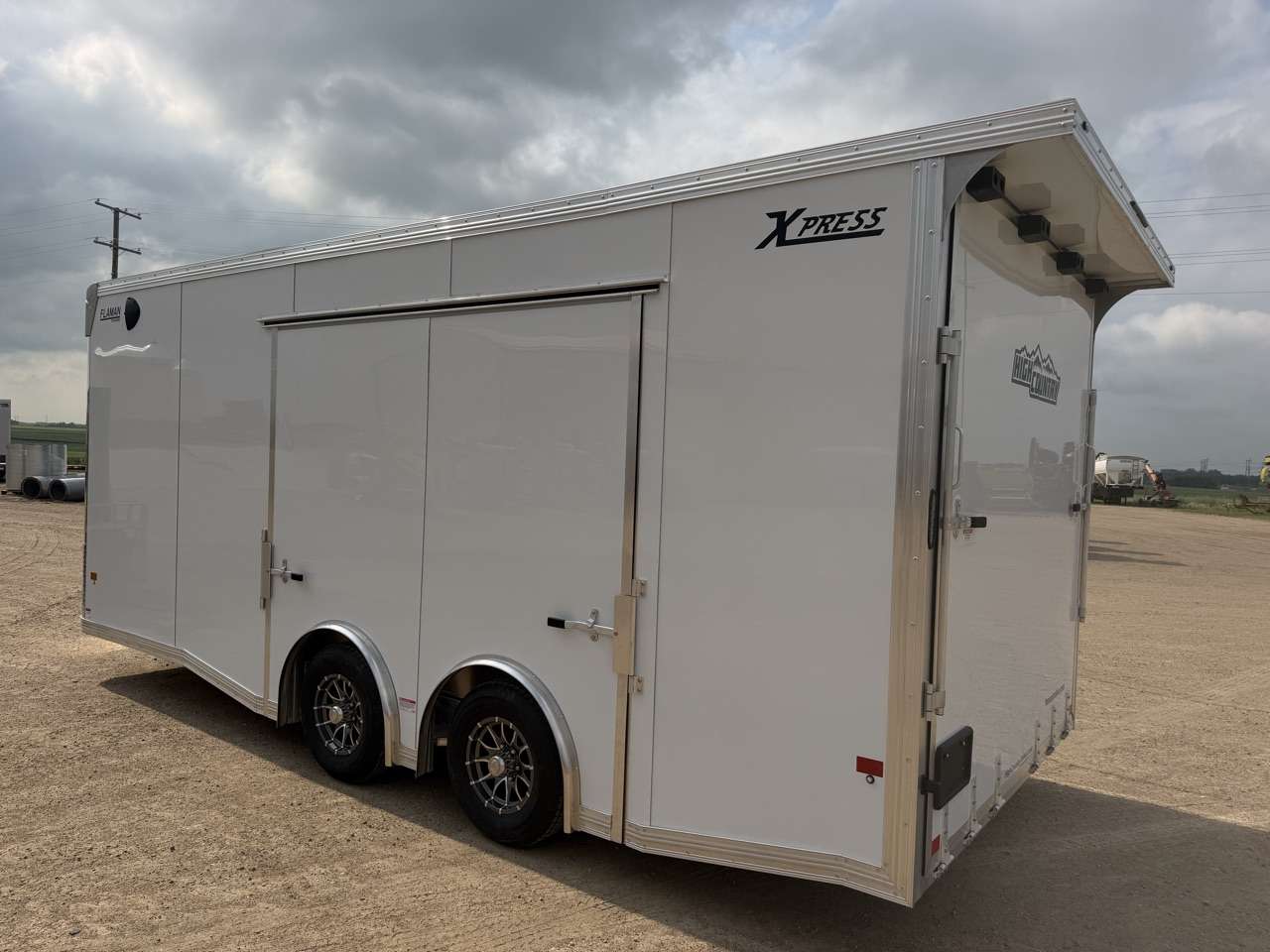 2026 ALCOM 8'6" x 20' Flat Front Car Hauler Trailer