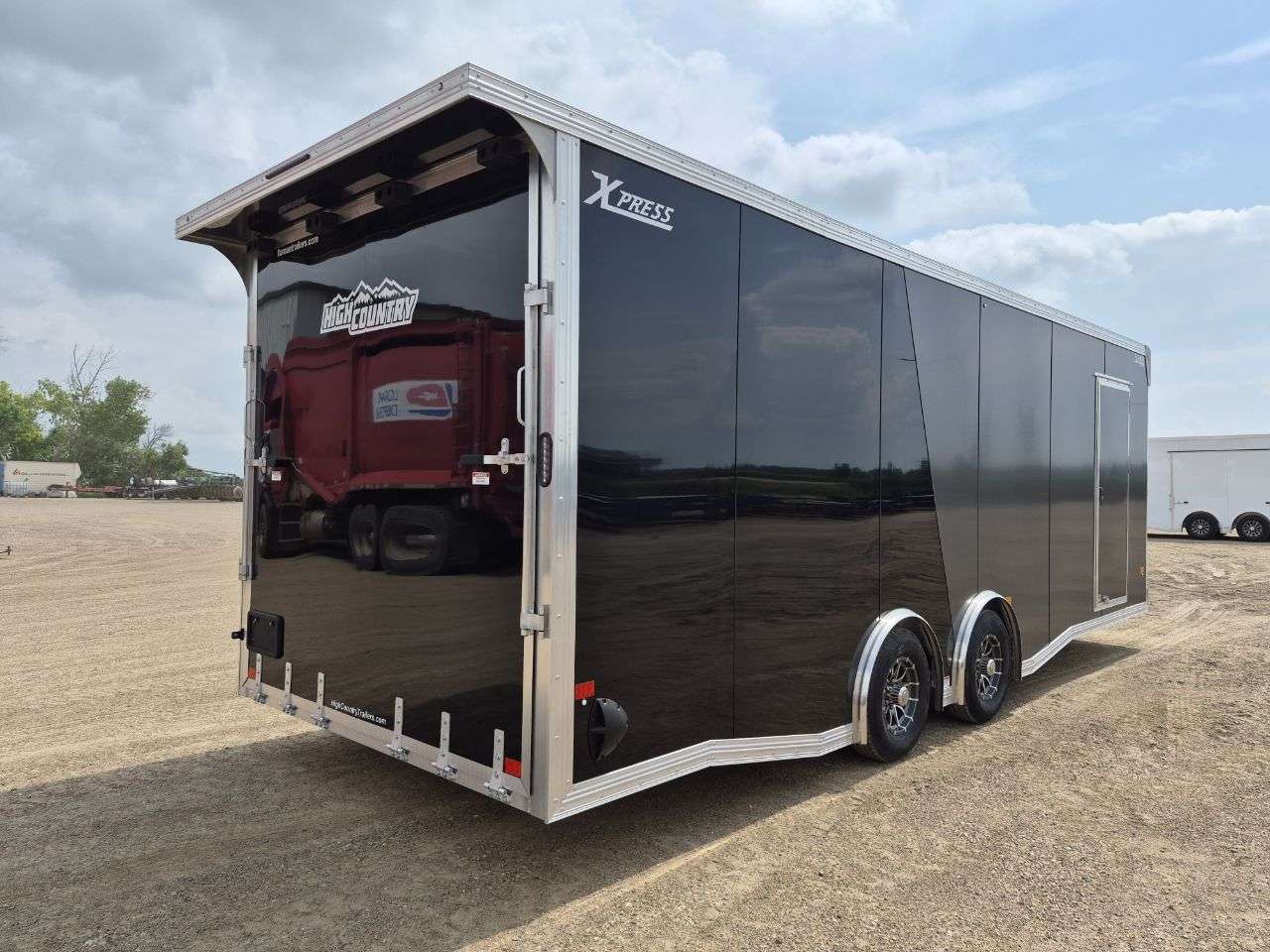 2026 ALCOM 8'6" x 24' Flat Front Car Hauler Trailer
