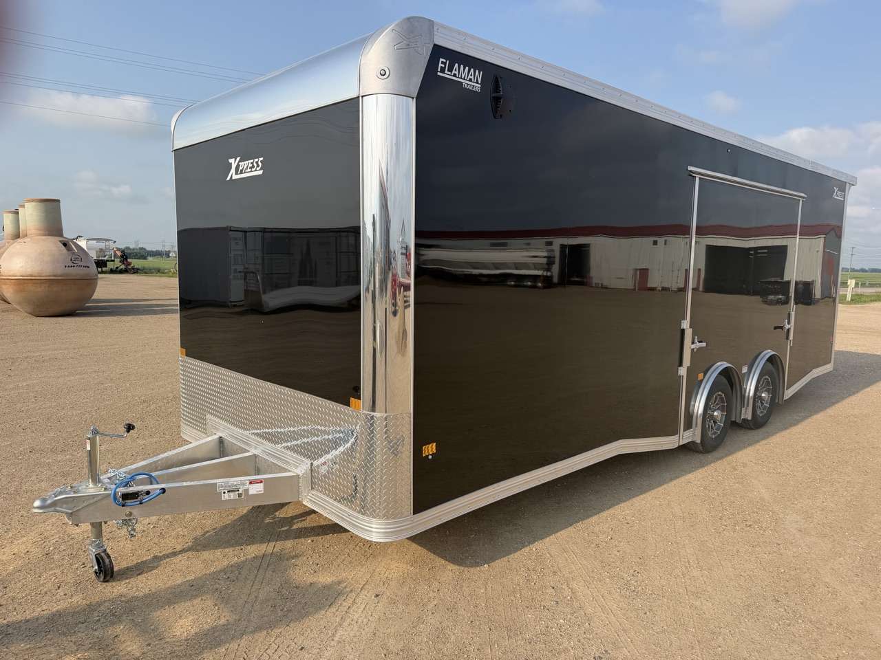 2026 ALCOM 8'6" x 24' Flat Front Car Hauler Trailer