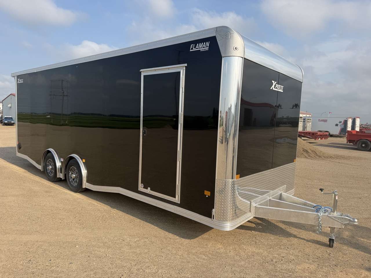 2026 ALCOM 8'6" x 24' Flat Front Car Hauler Trailer