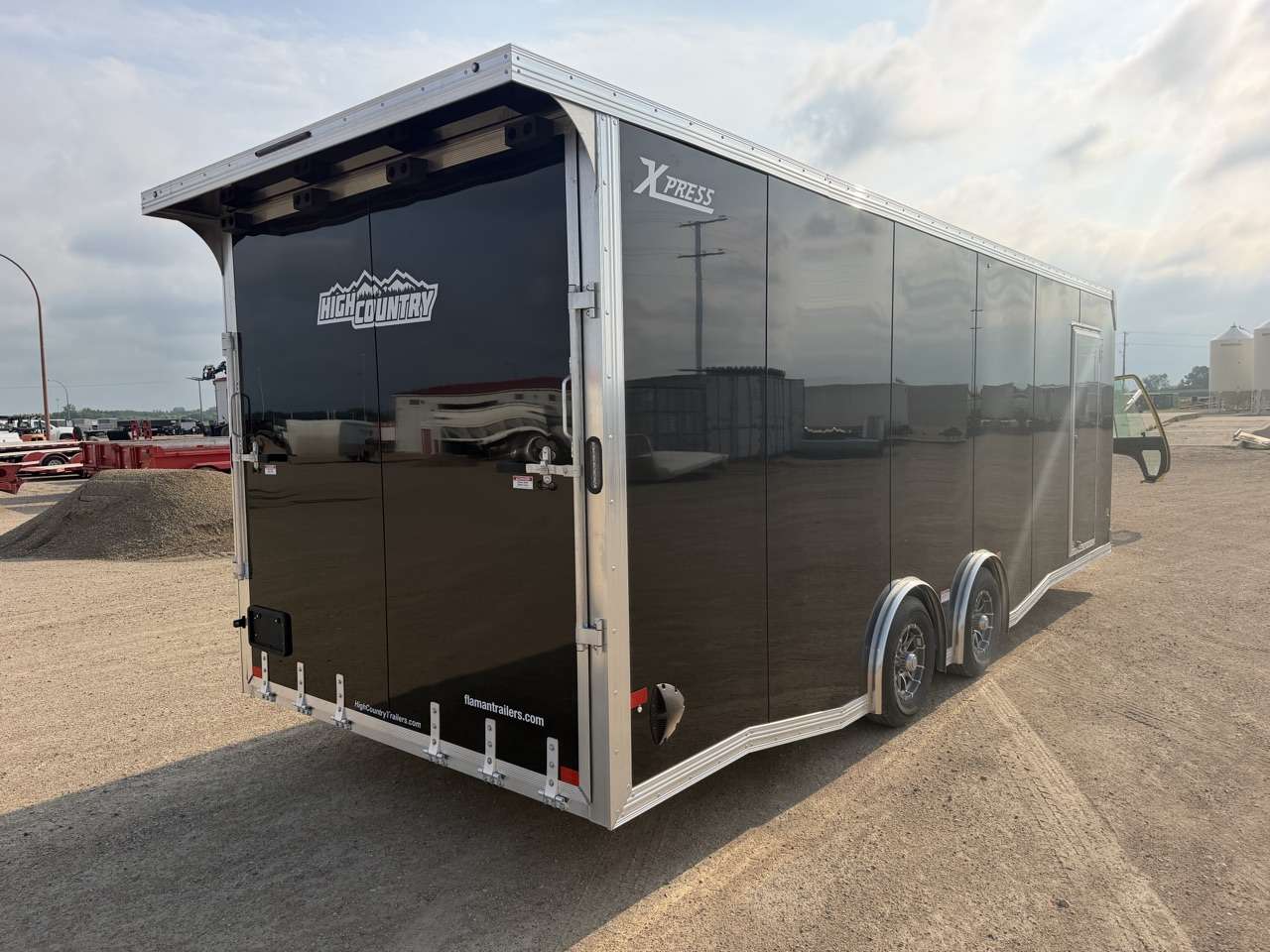 2026 ALCOM 8'6" x 24' Flat Front Car Hauler Trailer