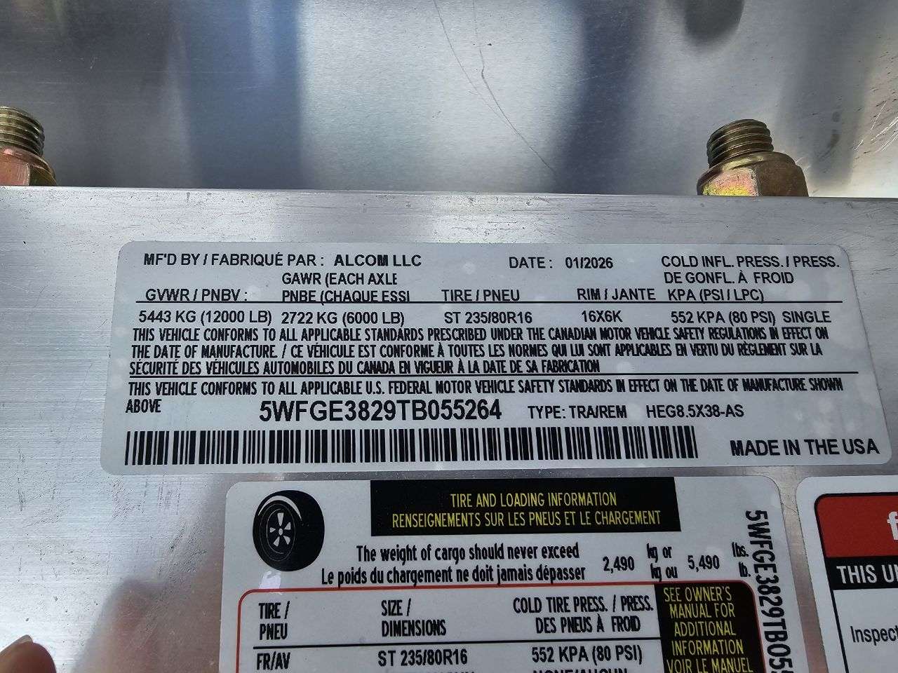 2026 ALCOM 8'6" x 38' Gooseneck Toy Hauler