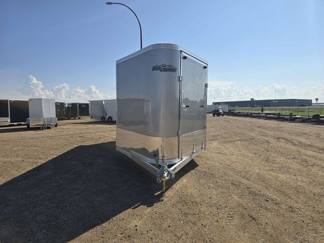 2026 Alcom HCH 8'6" x 18' + V-Nose Toy Hauler Trailer