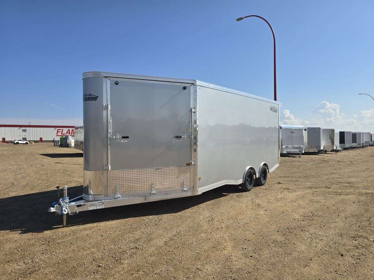 2026 Alcom HCH 8'6" x 18' + V-Nose Toy Hauler Trailer