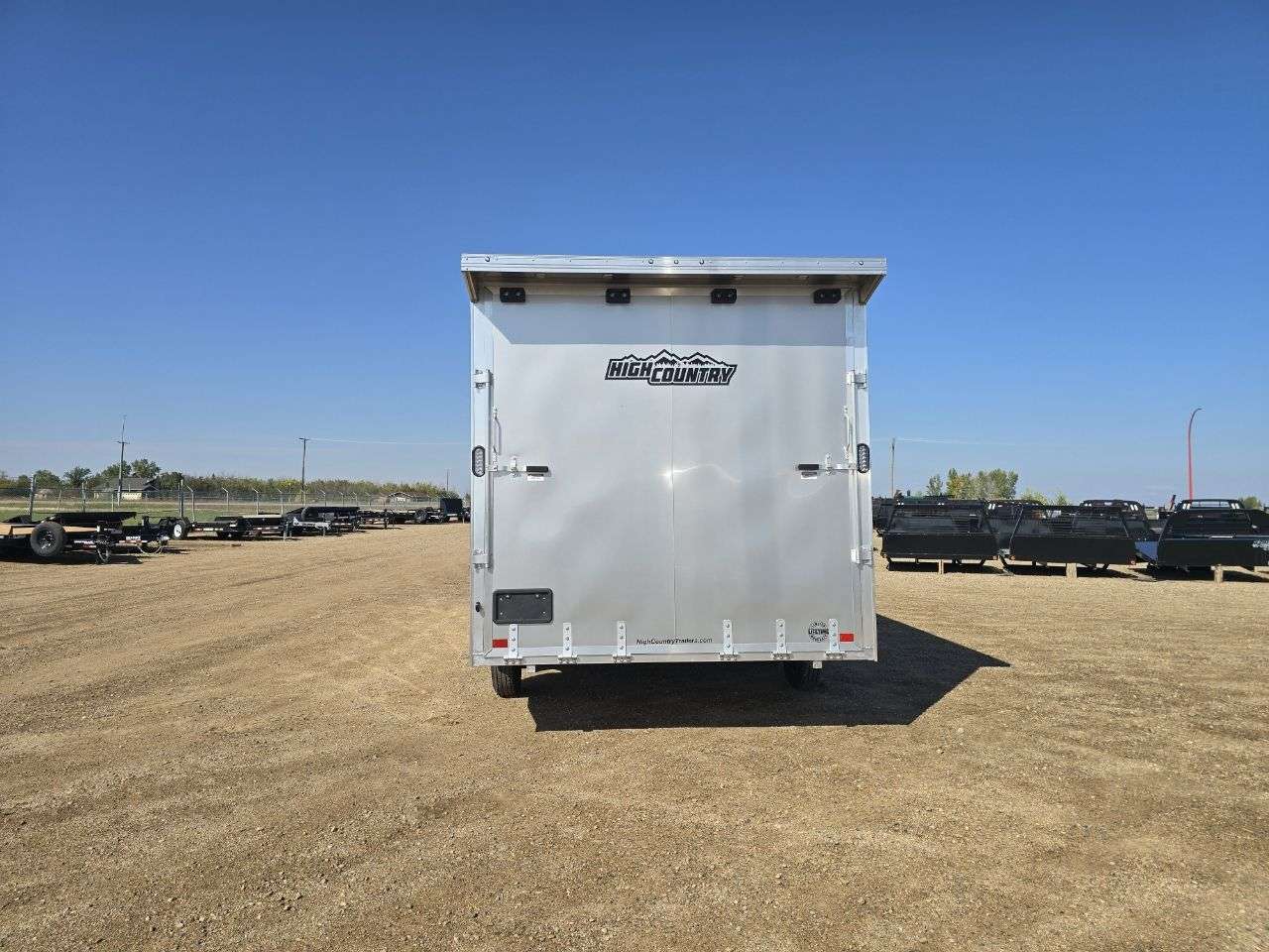2026 Alcom HCH 8'6" x 18' + V-Nose Toy Hauler Trailer