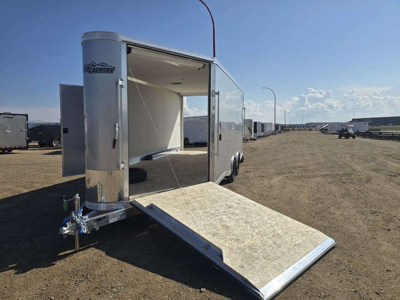 2026 Alcom HCH 8'6" x 18' + V-Nose Toy Hauler Trailer
