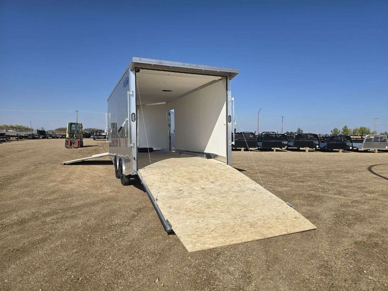 2026 Alcom HCH 8'6" x 18' + V-Nose Toy Hauler Trailer