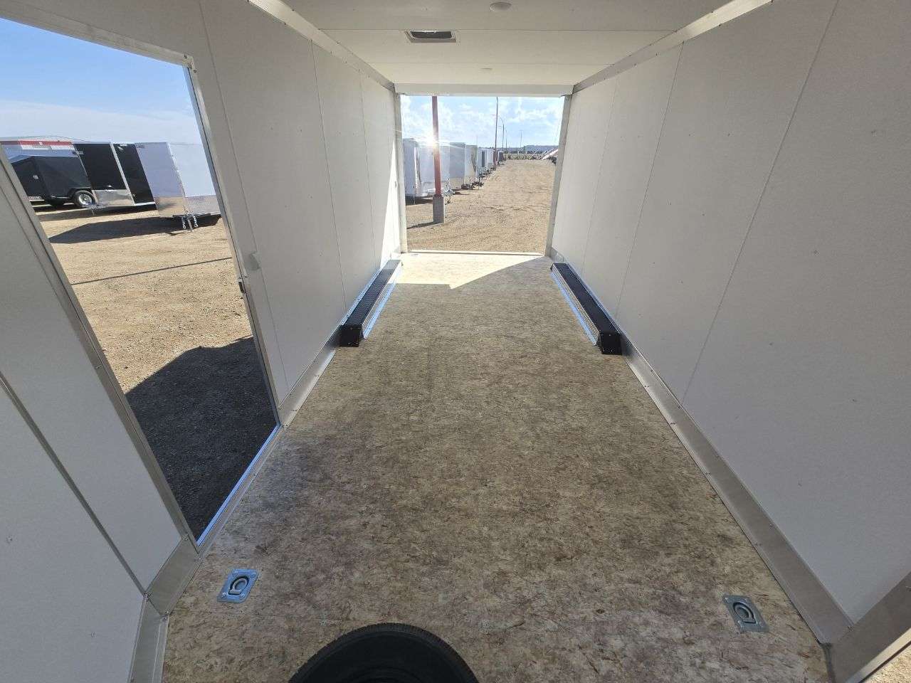 2026 Alcom HCH 8'6" x 18' + V-Nose Toy Hauler Trailer