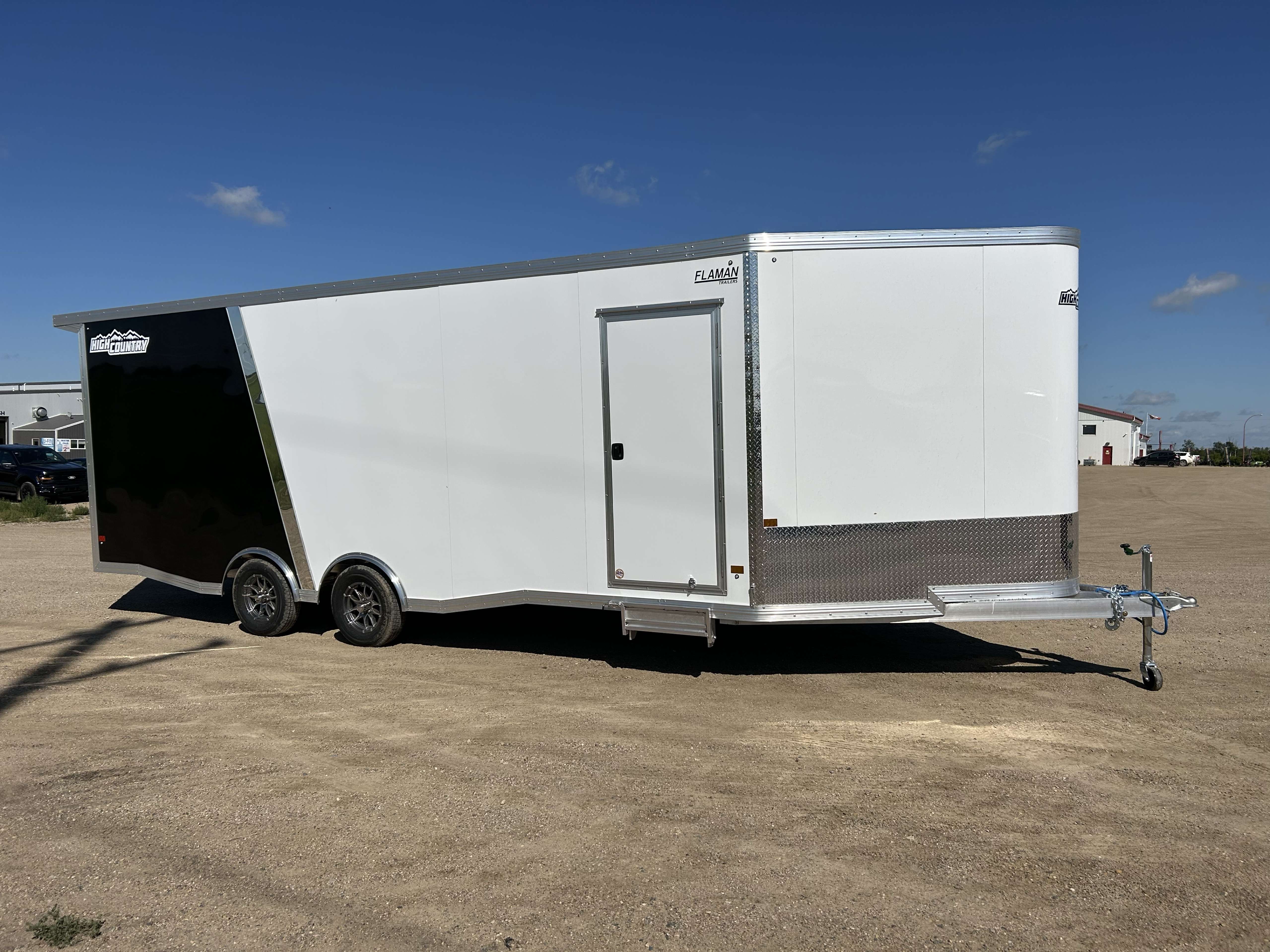2026 Alcom HCH 8'6" x 22' + V-Nose Toy Hauler Trailer