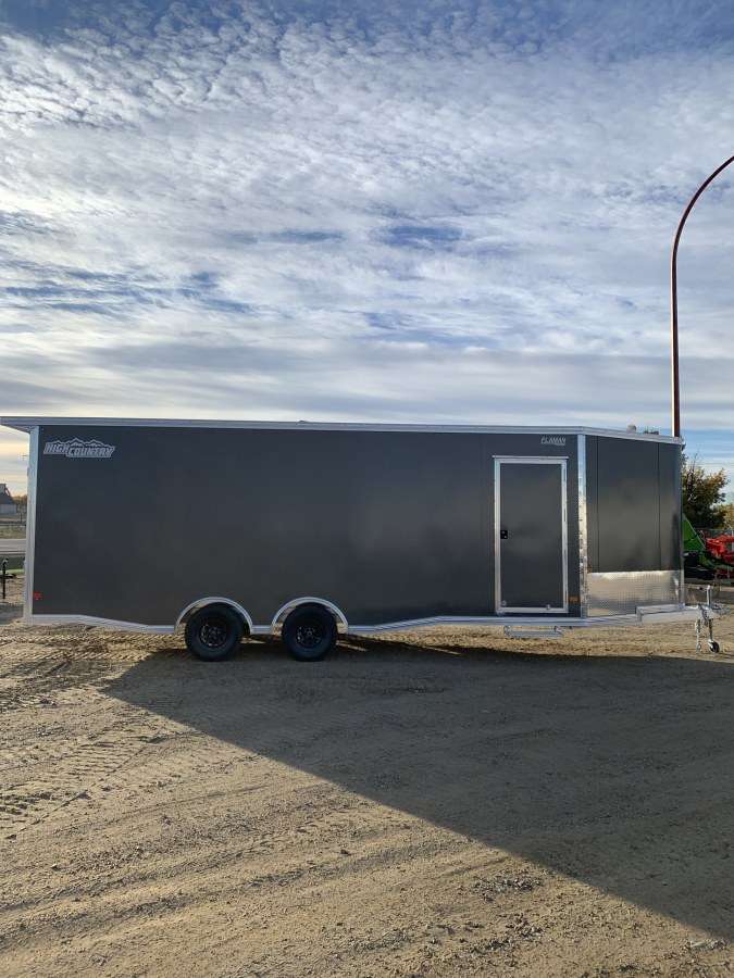 2026 Alcom HCH 8'6" x 22' + V-Nose Toy Hauler Trailer