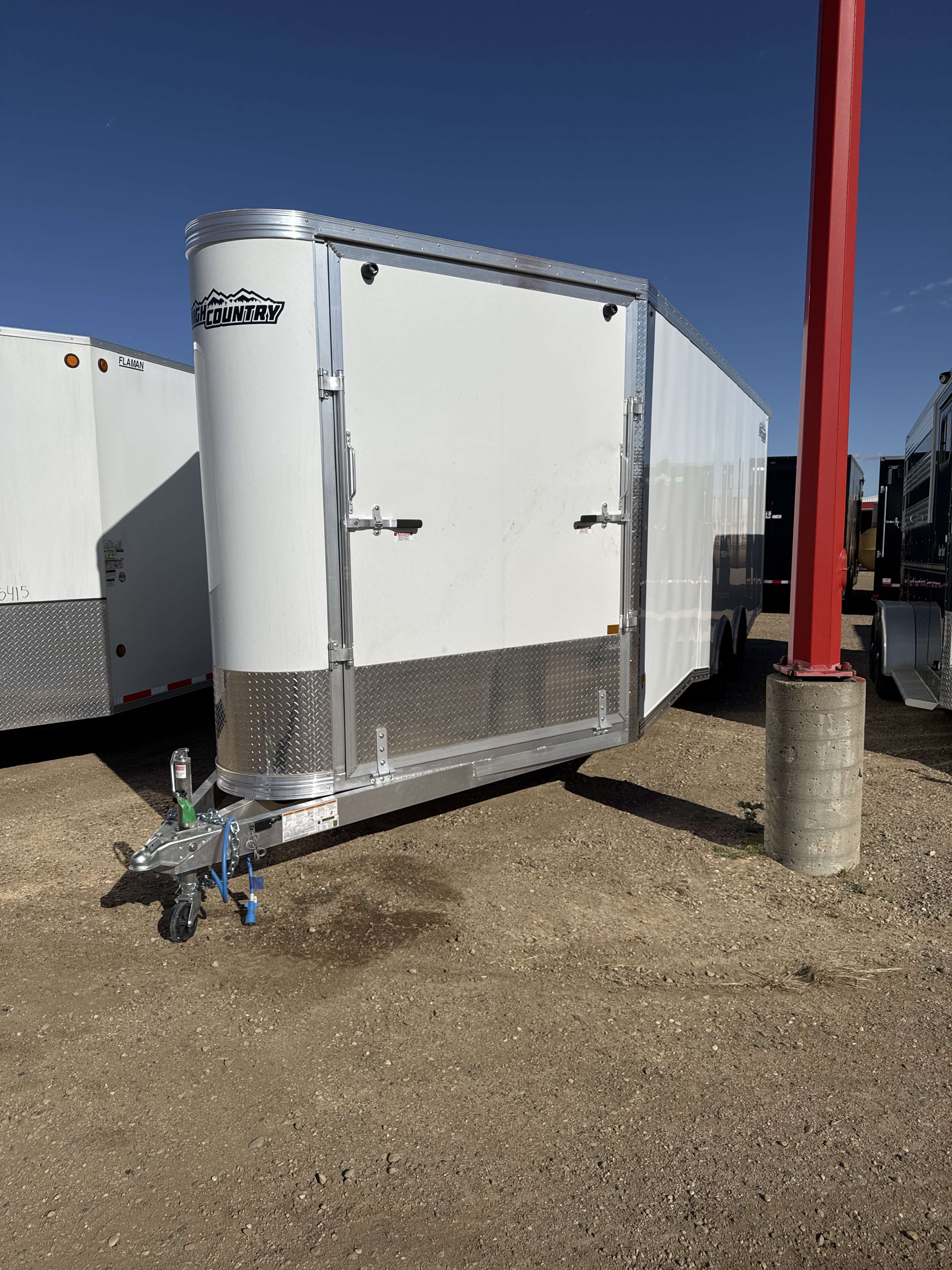 2026 Alcom HCH 8'6" x 22' + V-Nose Toy Hauler Trailer