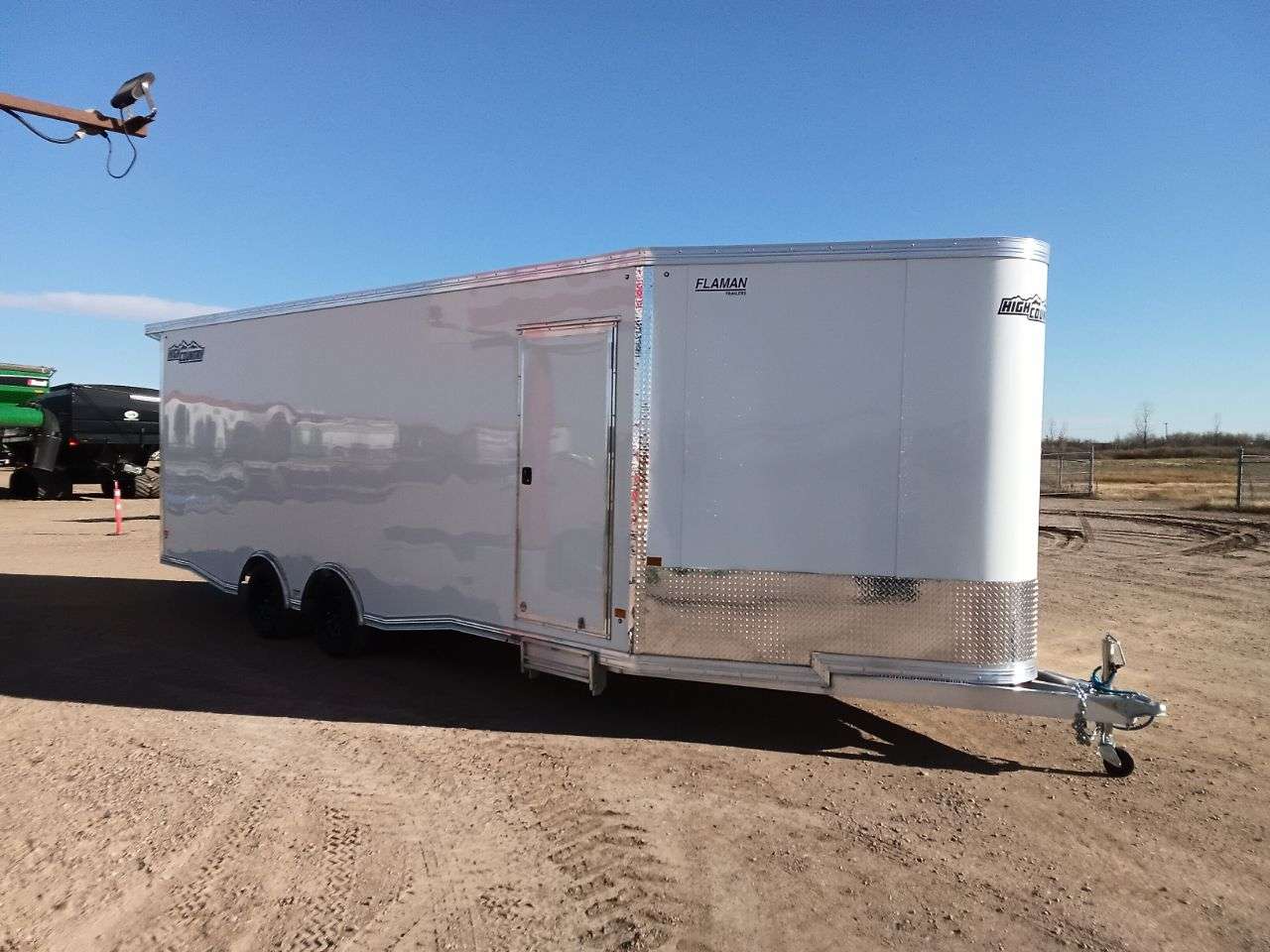 2026 Alcom HCH 8'6" x 22' + V-Nose Toy Hauler Trailer