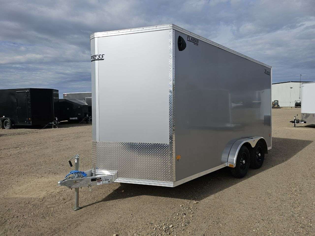 2026 Alcom Xpress 7'6" x 14' + V-Nose Cargo Trailer