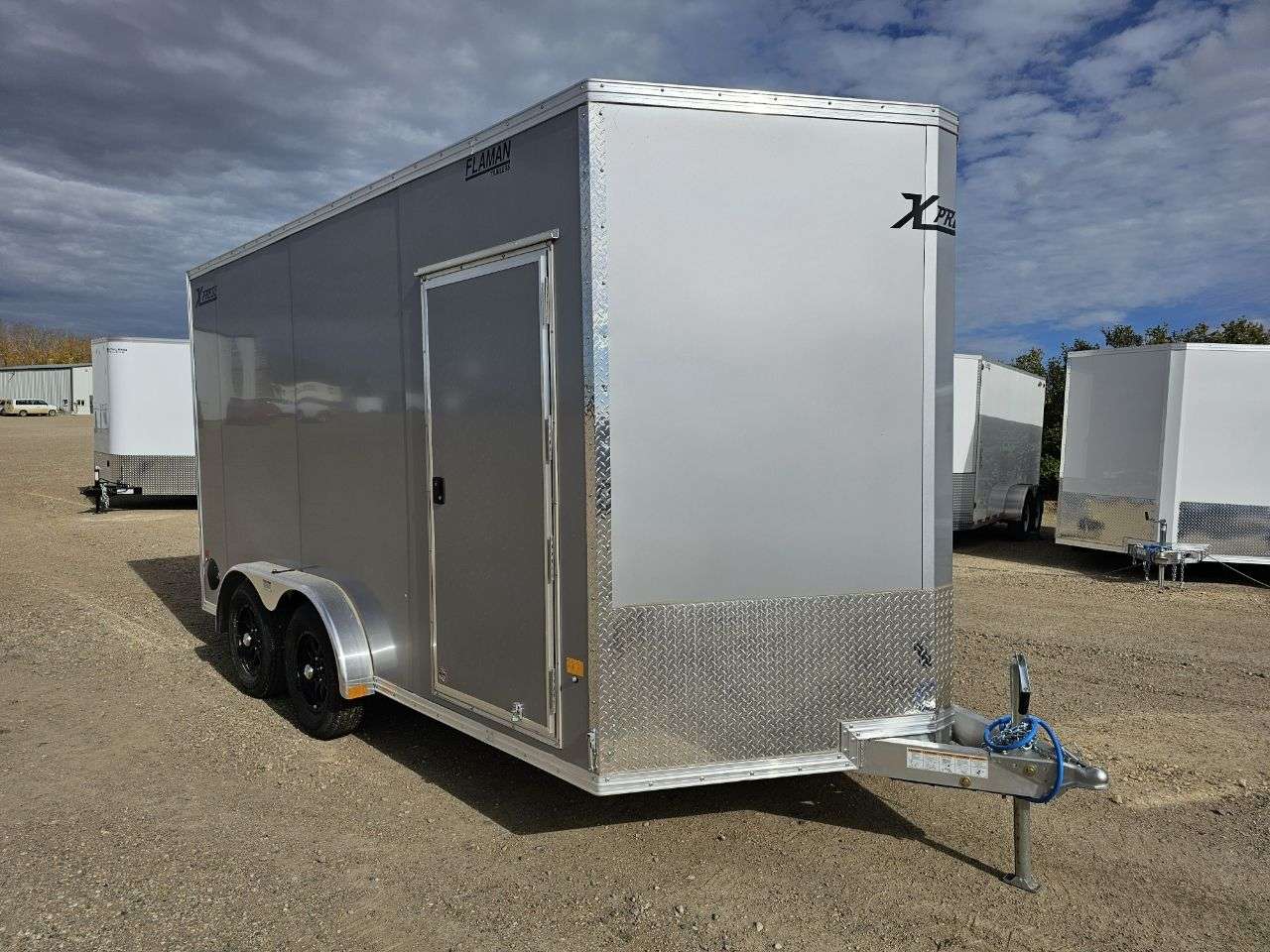2026 Alcom Xpress 7'6" x 14' + V-Nose Cargo Trailer
