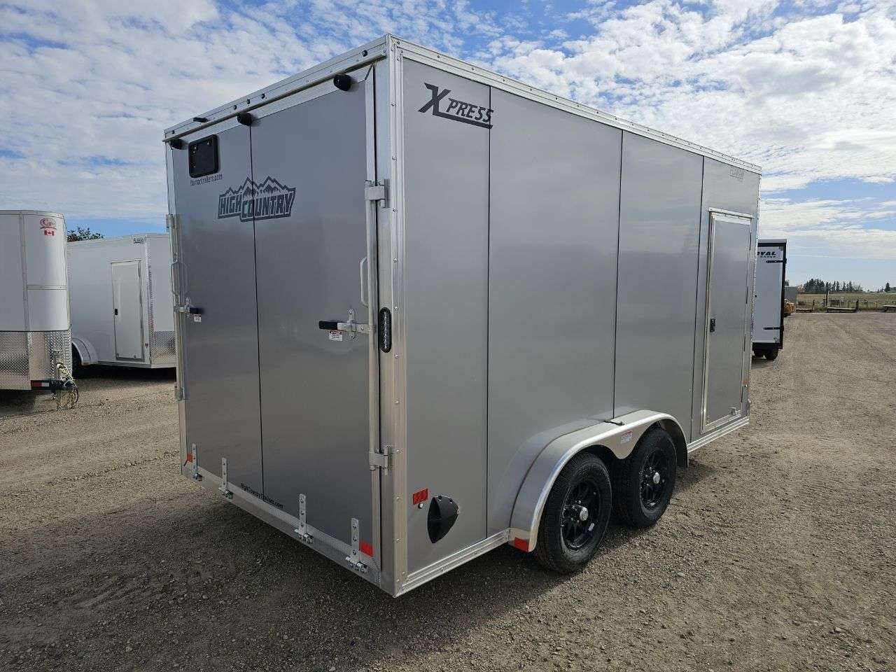 2026 Alcom Xpress 7'6" x 14' + V-Nose Cargo Trailer