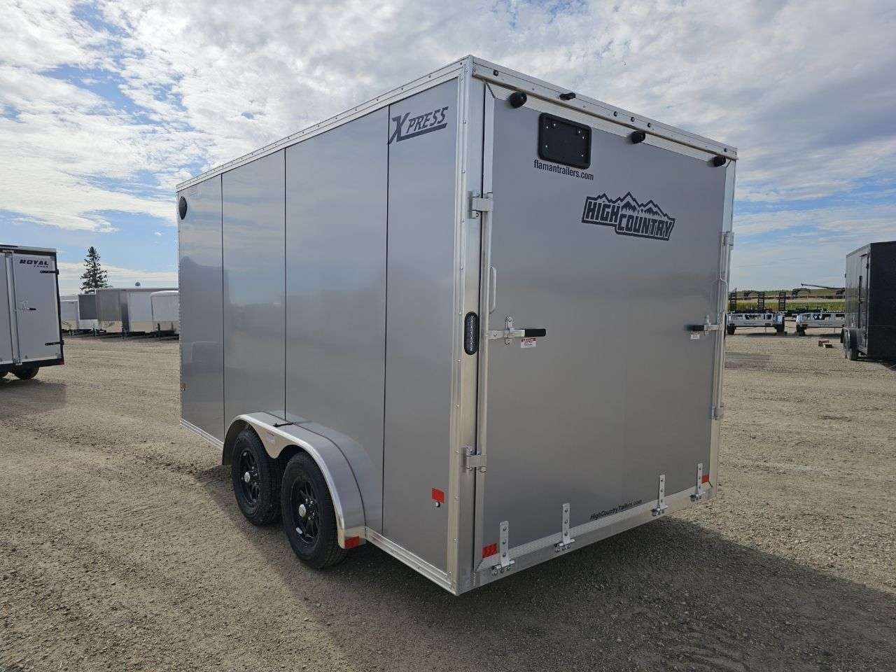 2026 Alcom Xpress 7'6" x 14' + V-Nose Cargo Trailer